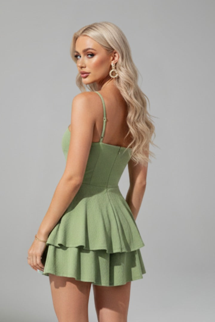 Amelia Chic A Line Layered Mini Dress view