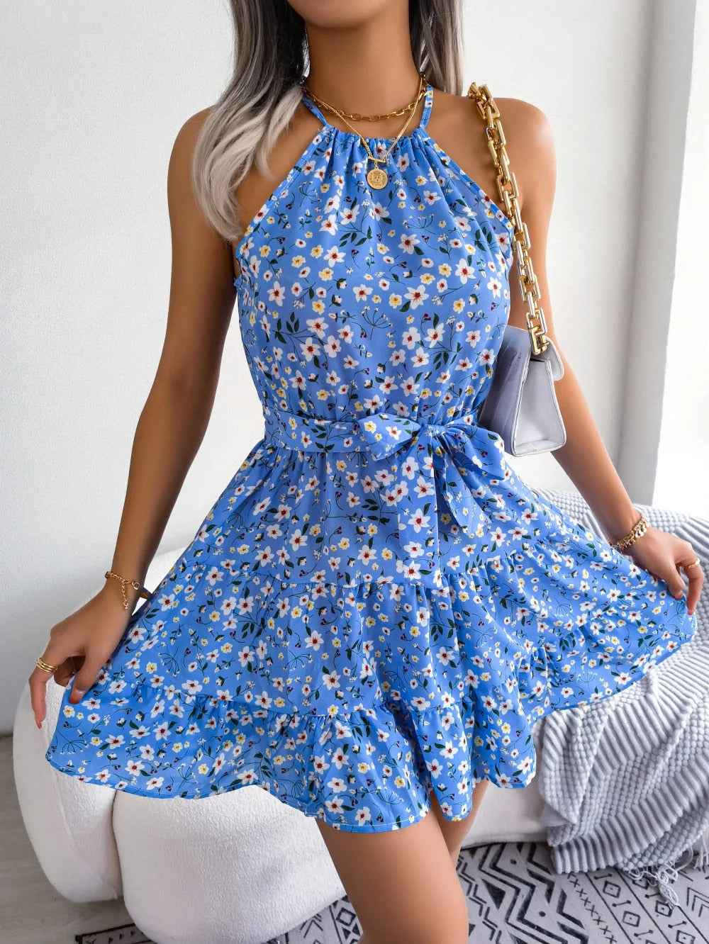 Eden dress - Light Blue