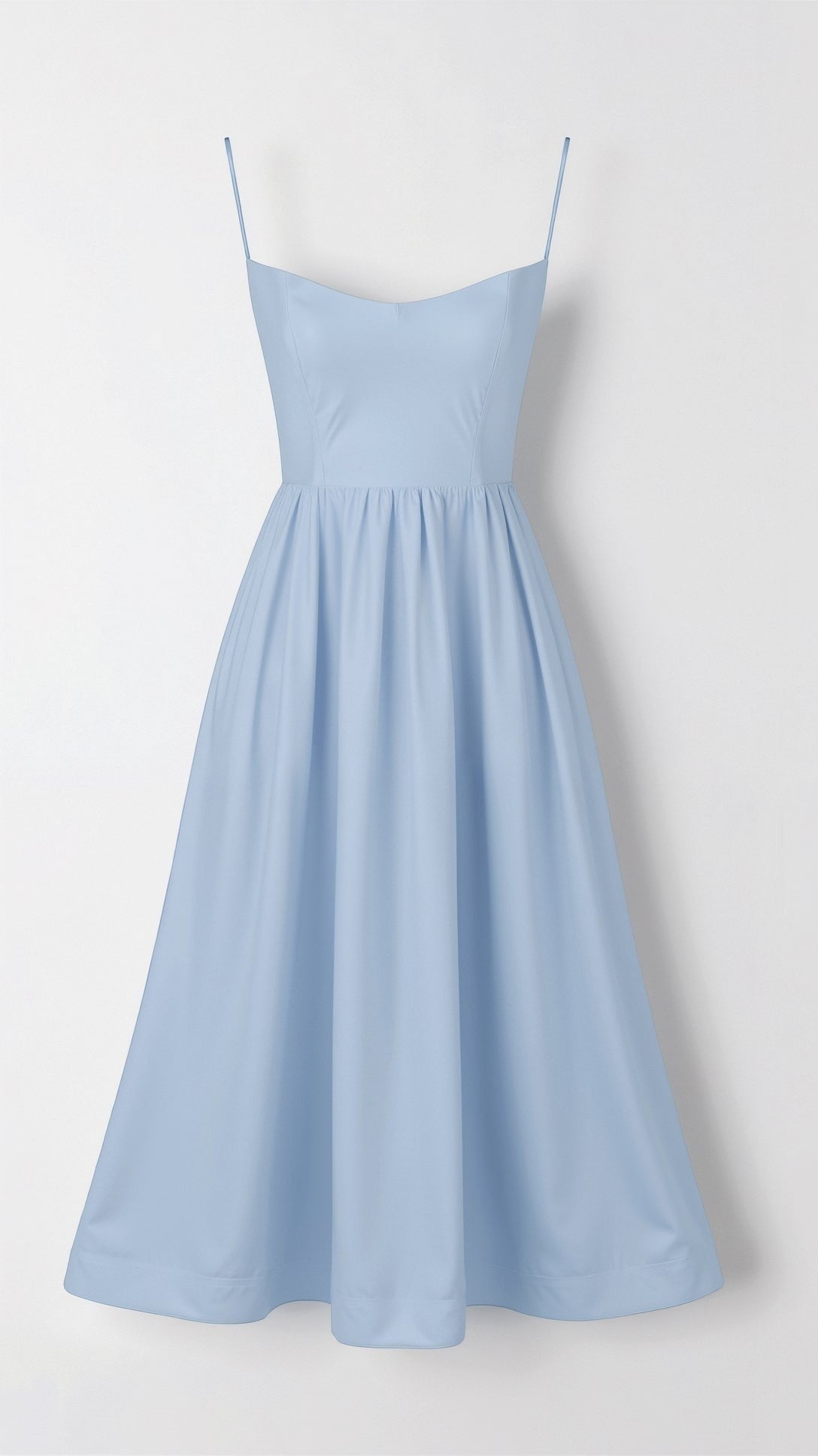 Juliet A line maxi - Light Blue detail