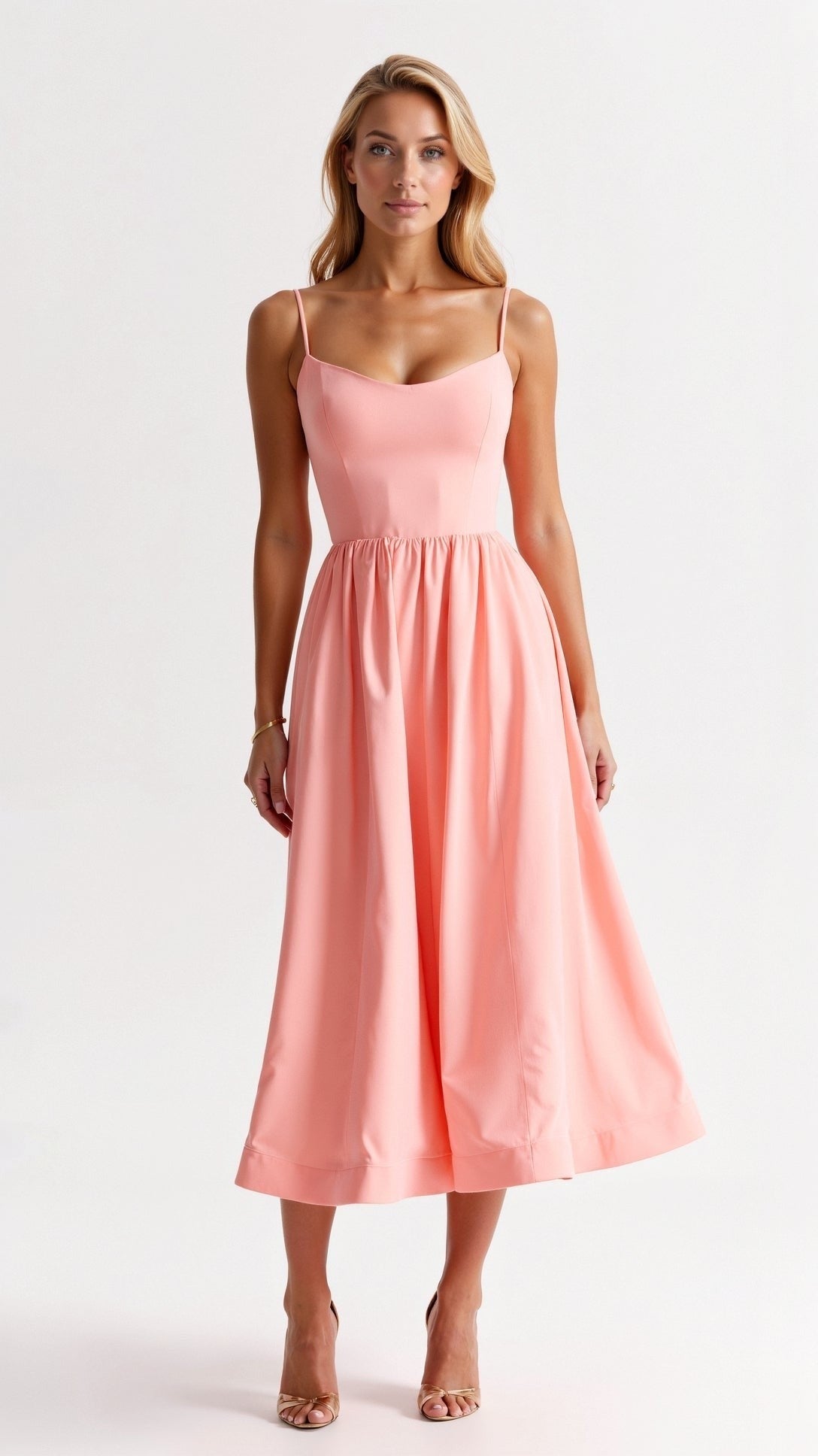 Juliet A line maxi - Pink