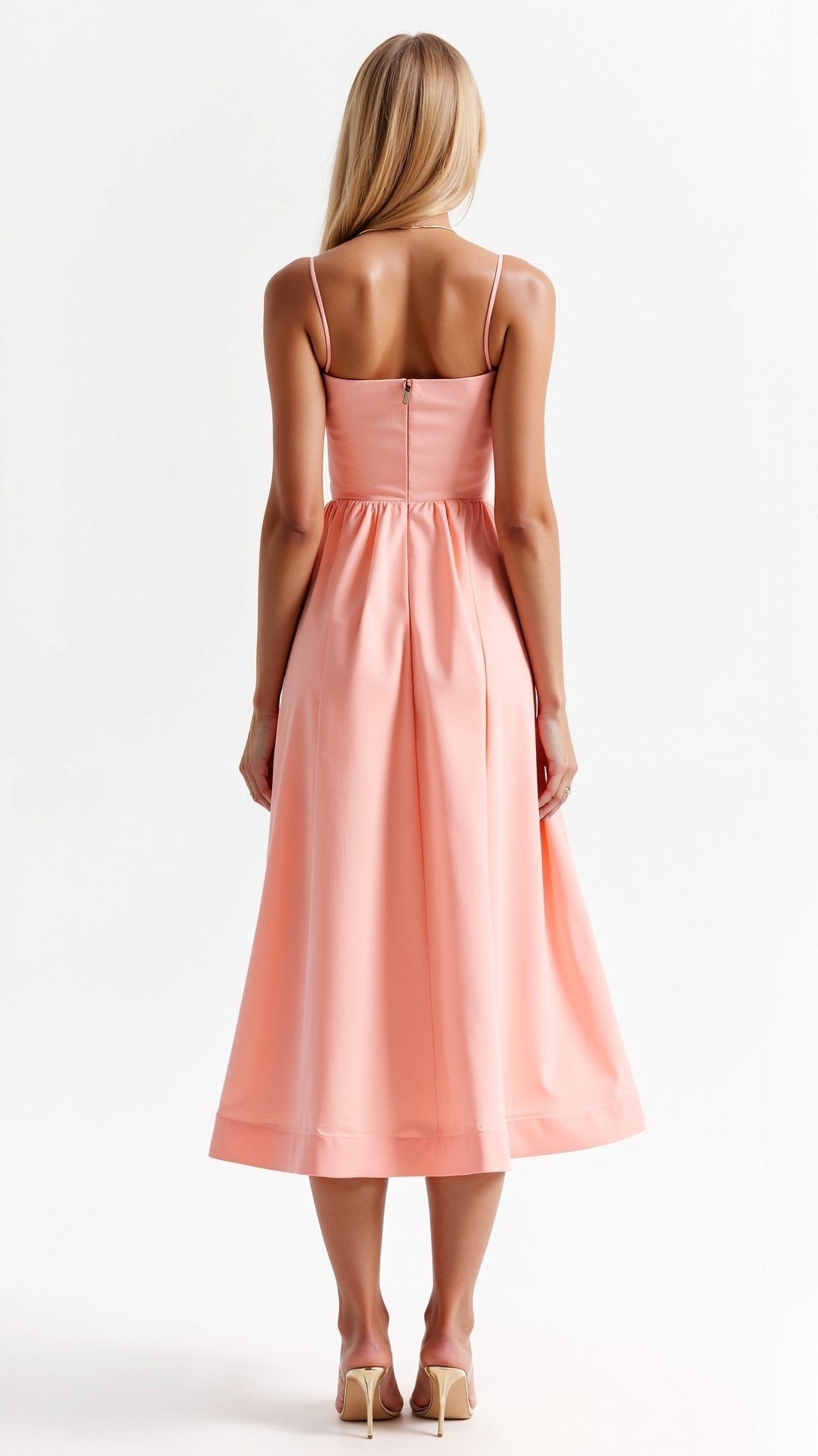 Juliet A line maxi - Pink detail
