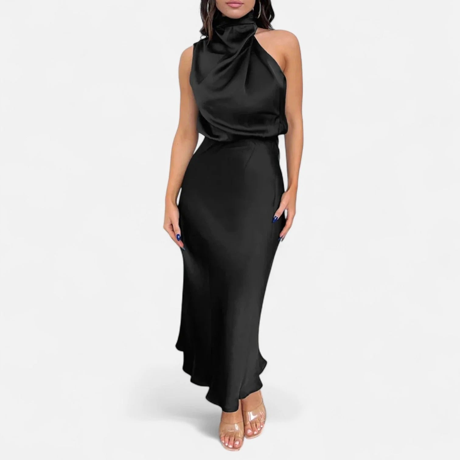 Juliet wedding guest dress - Black
