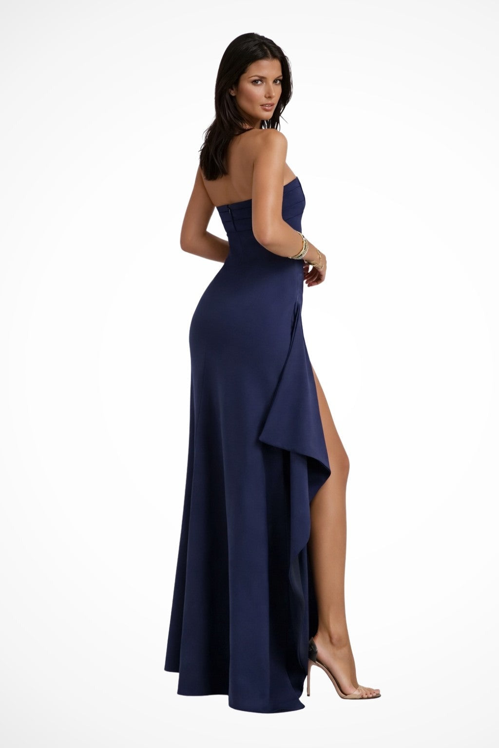 Juliet strapless formal dress - Navy