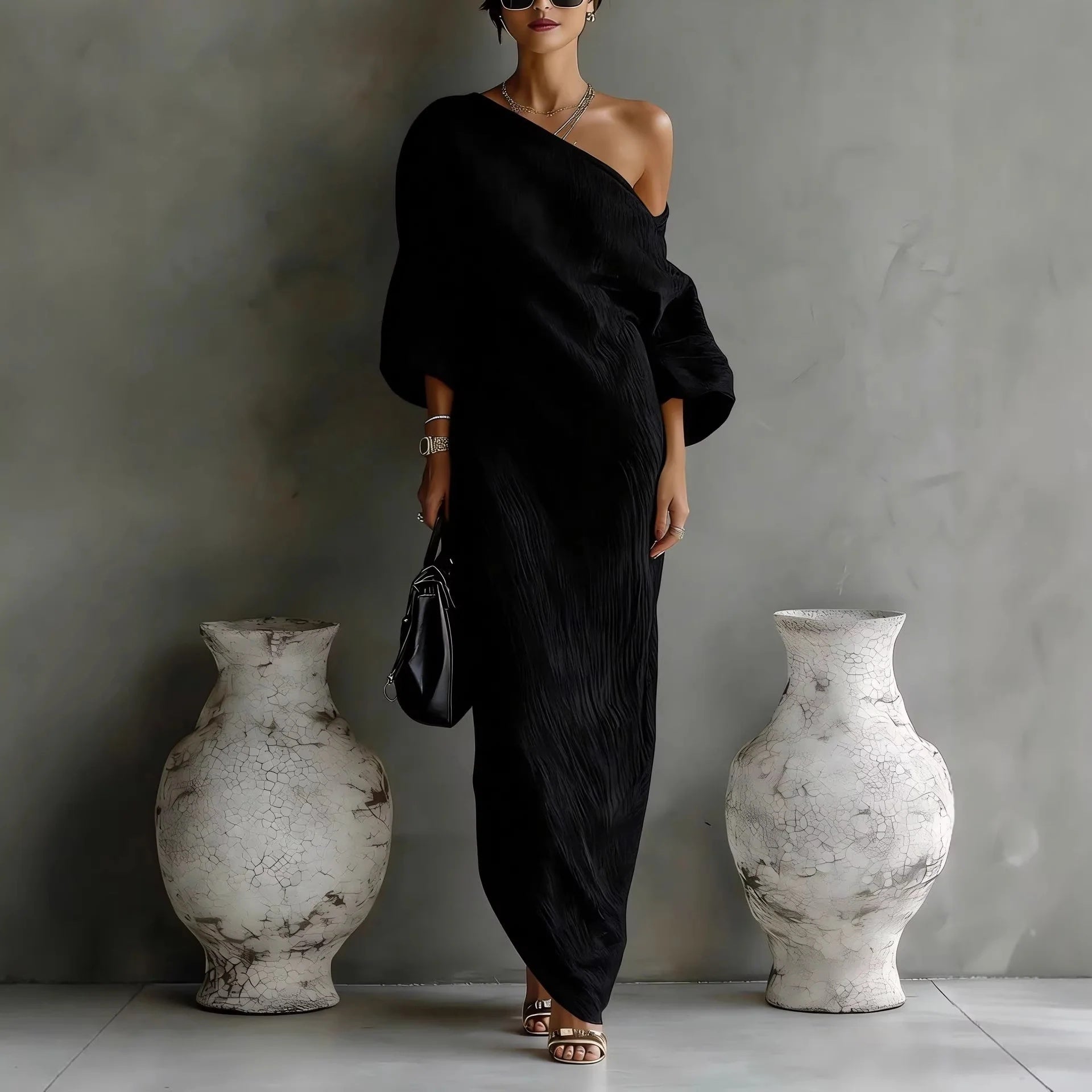 Mira maxi dress - Black