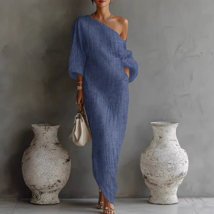 Mira maxi dress - Blue