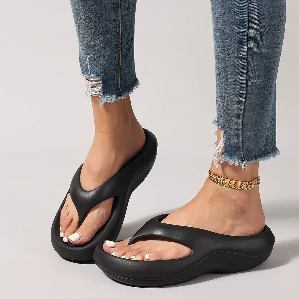 Nova platform flip flops - detail