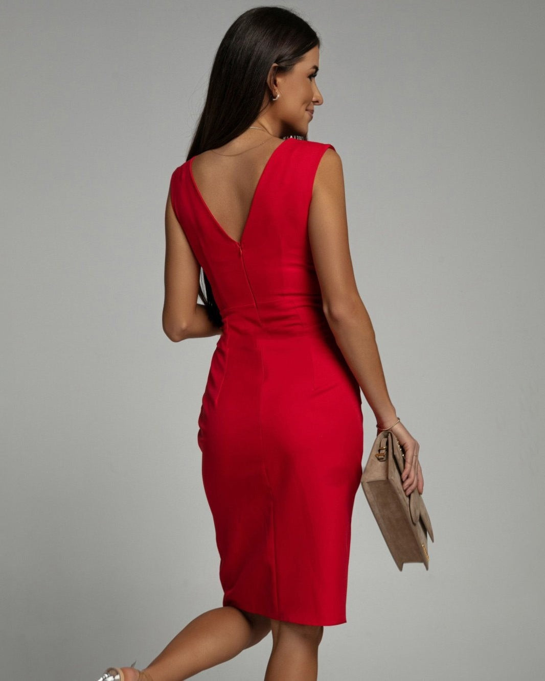 Tess cocktail dress - Red