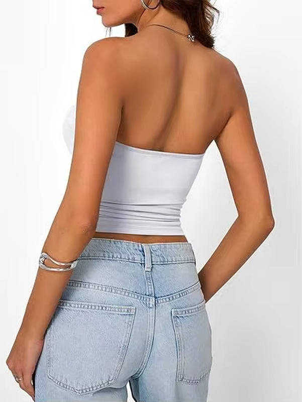 Charlotte Crop Tube Top view