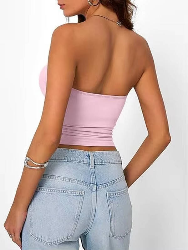 Charlotte Crop Tube Top detail