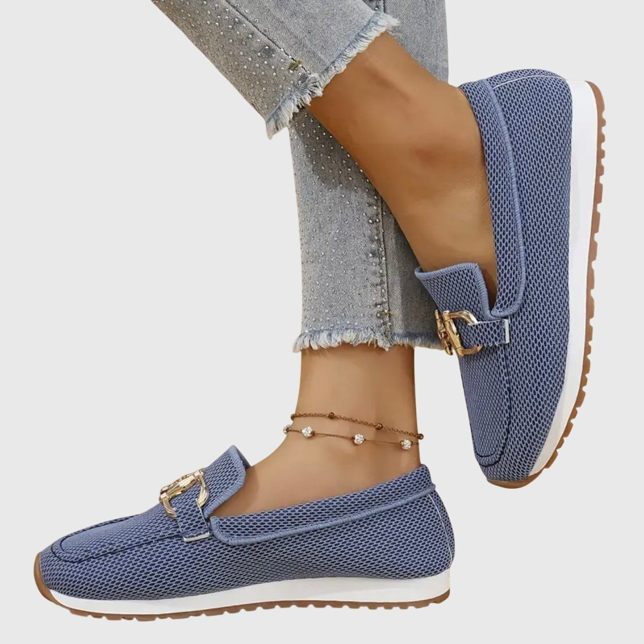 Pia suede loafers - Blue