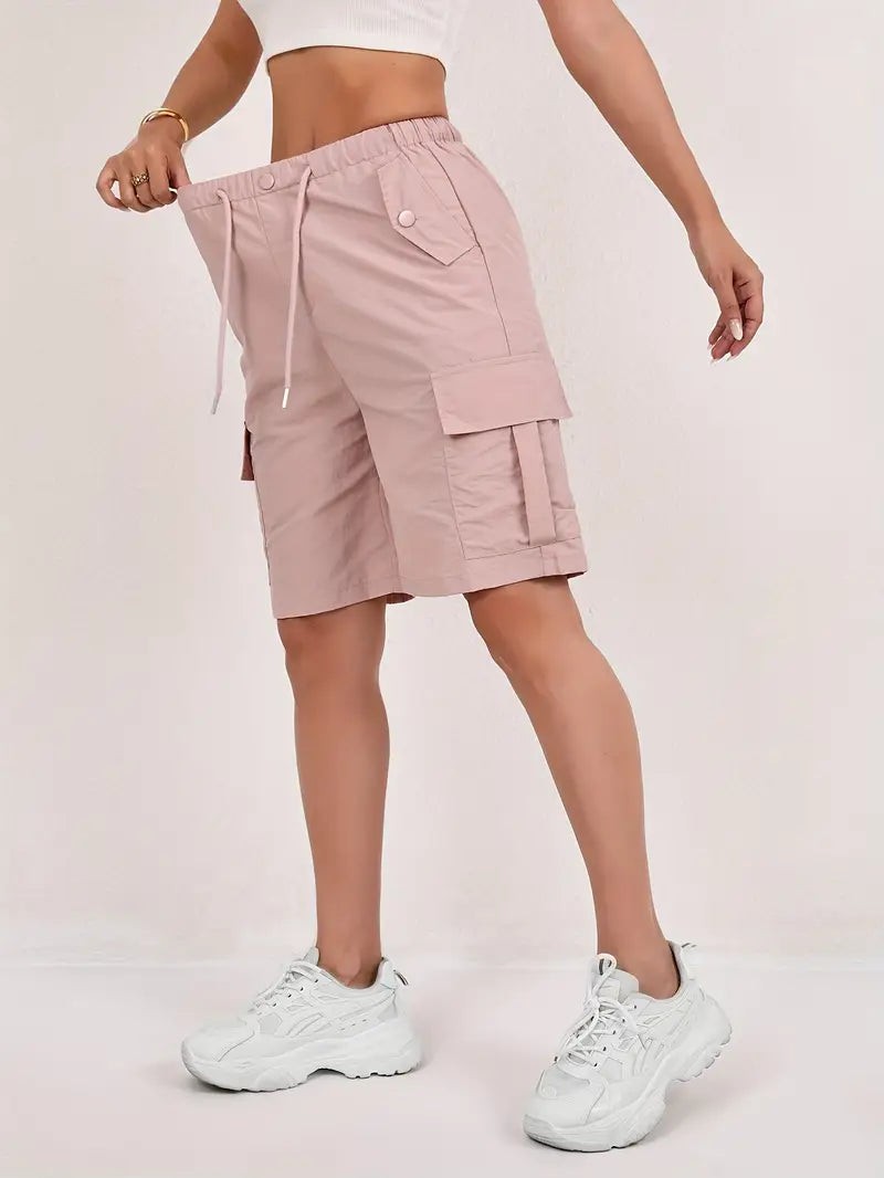 Inez bermuda cargo shorts - detail
