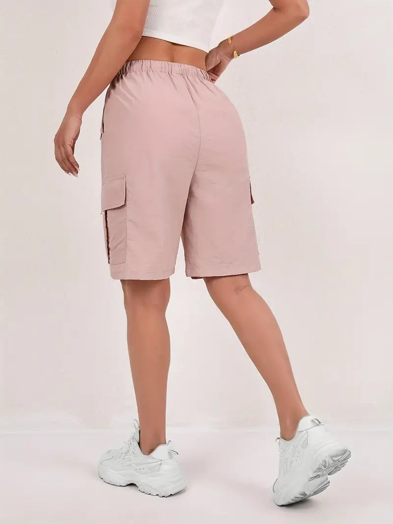 Inez bermuda cargo shorts - detail