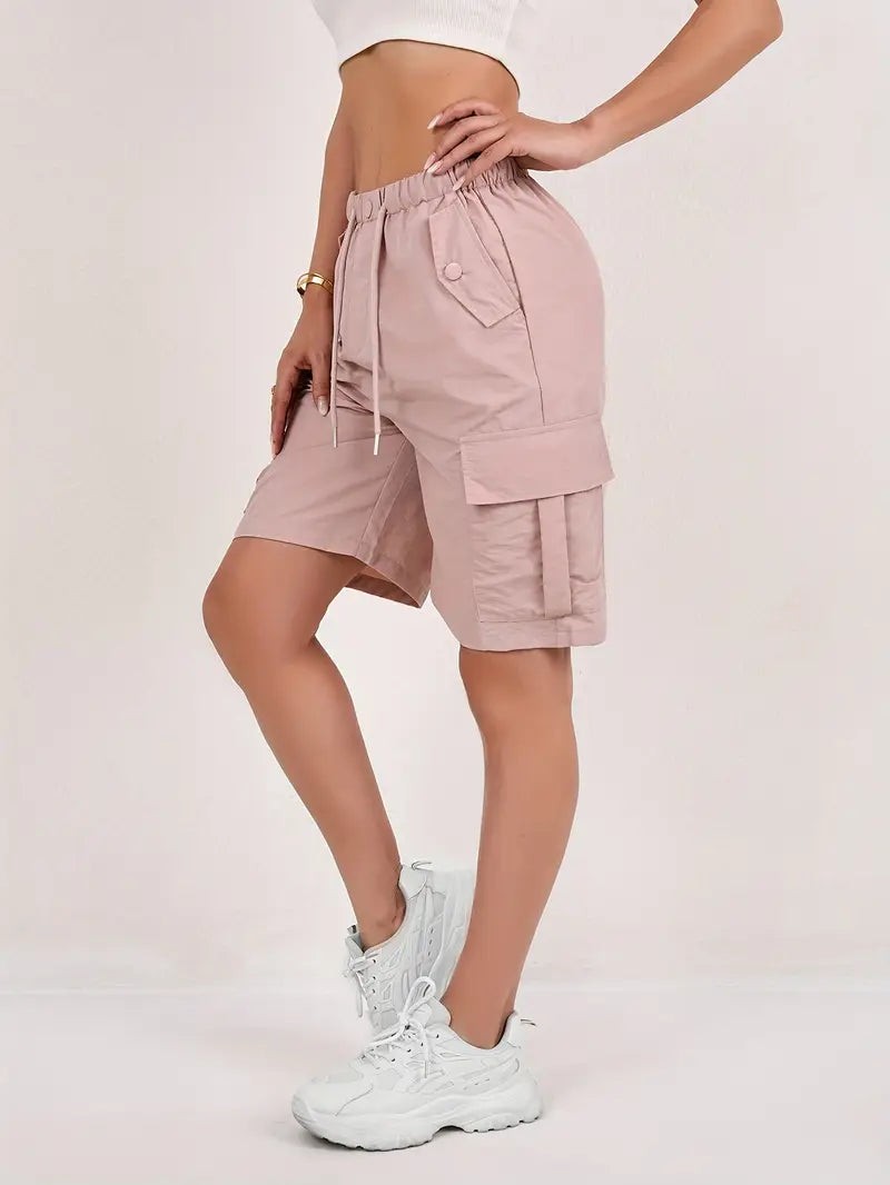Inez bermuda cargo shorts - detail