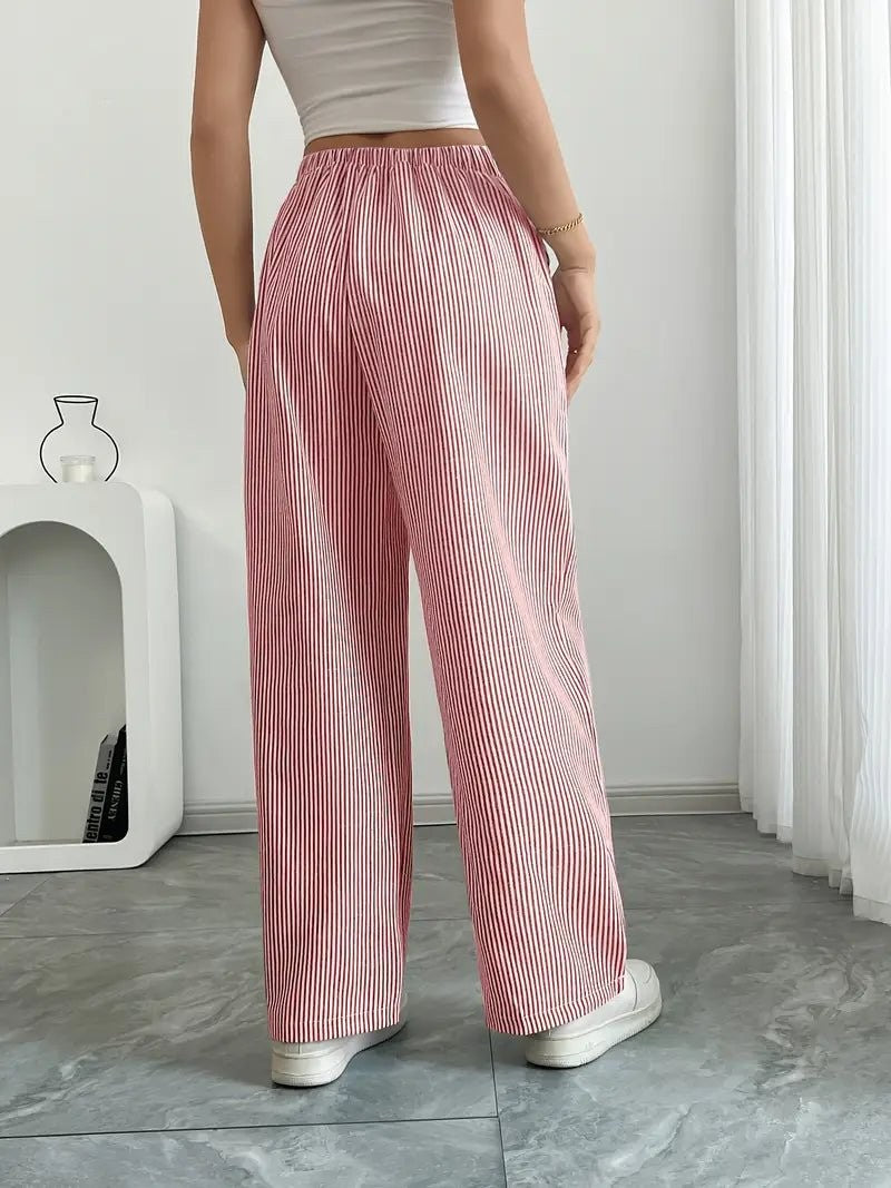 Mae wide leg palazzo pants - detail