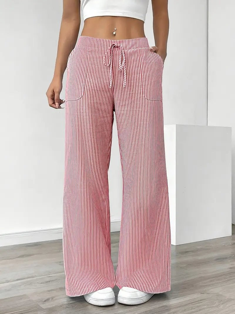 Mae wide leg palazzo pants - Pink