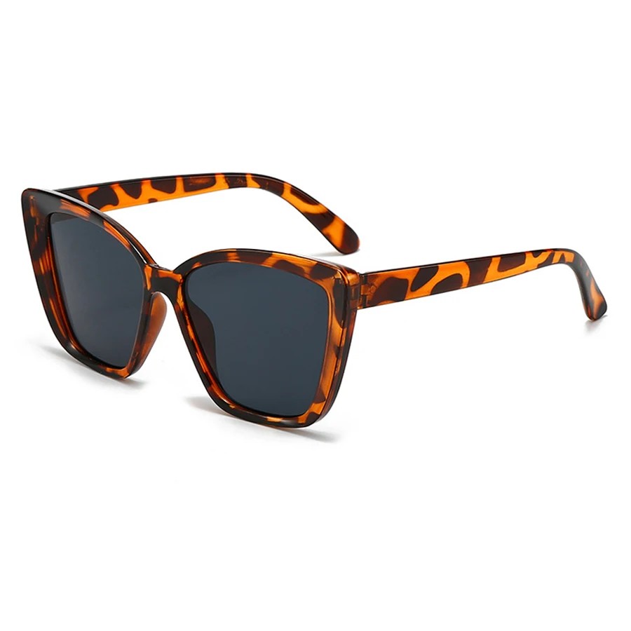 Yara cat eye sunglasses - Leopard Tea