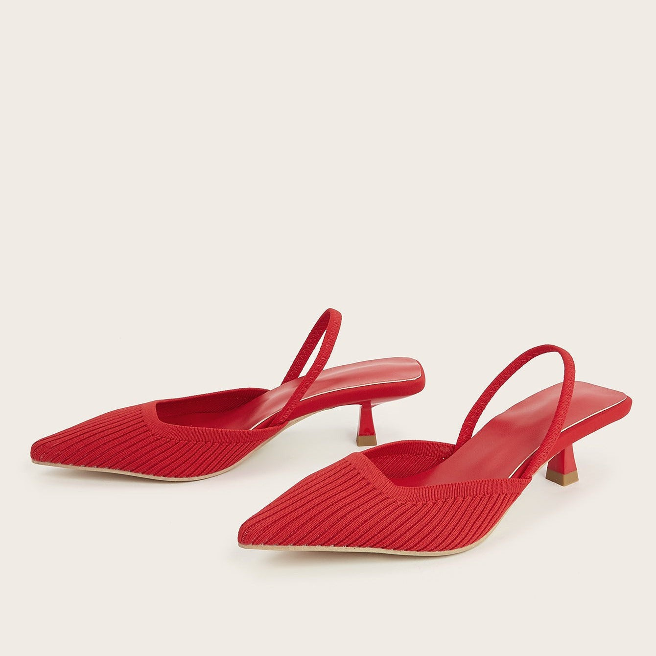 Sofia pointed slingback kitten heels - detail