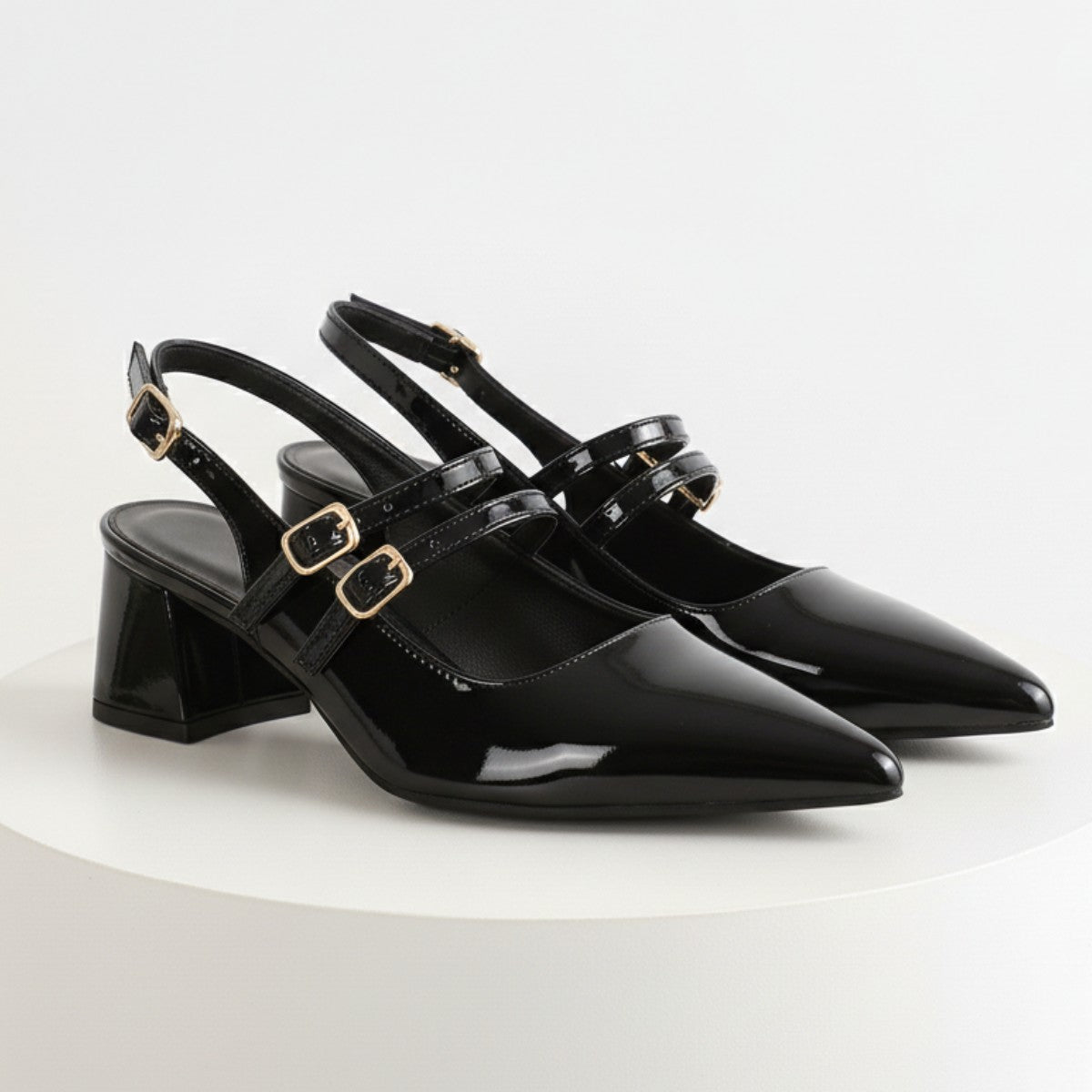 Yara mary jane slingback heels - Black