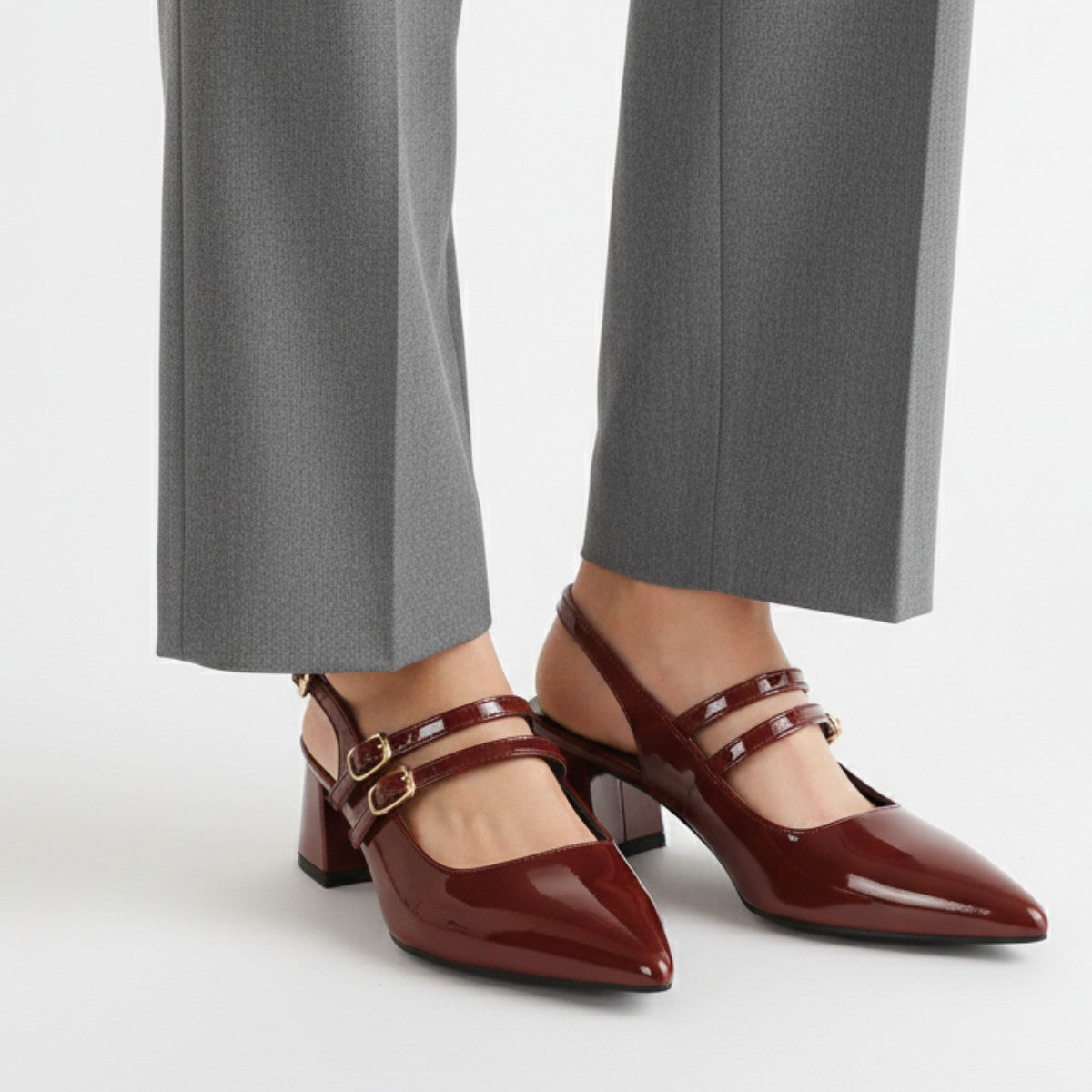 Yara mary jane slingback heels - detail