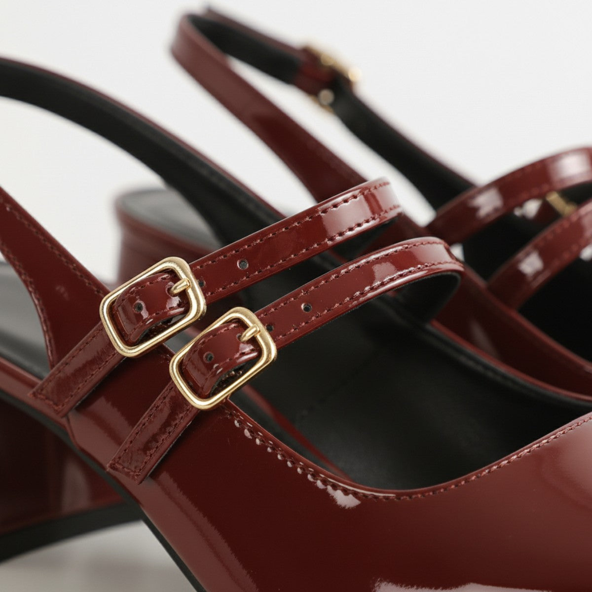 Yara mary jane slingback heels - detail