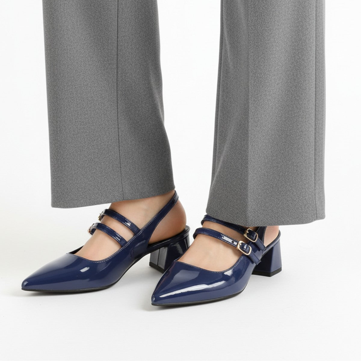 Yara mary jane slingback heels - detail