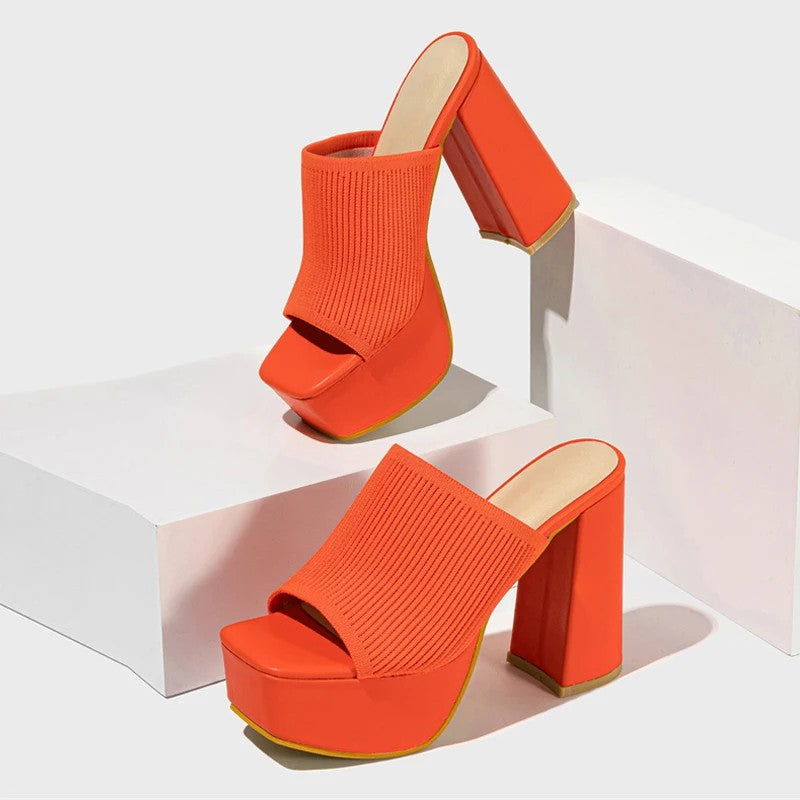 Mae sandals — Orange