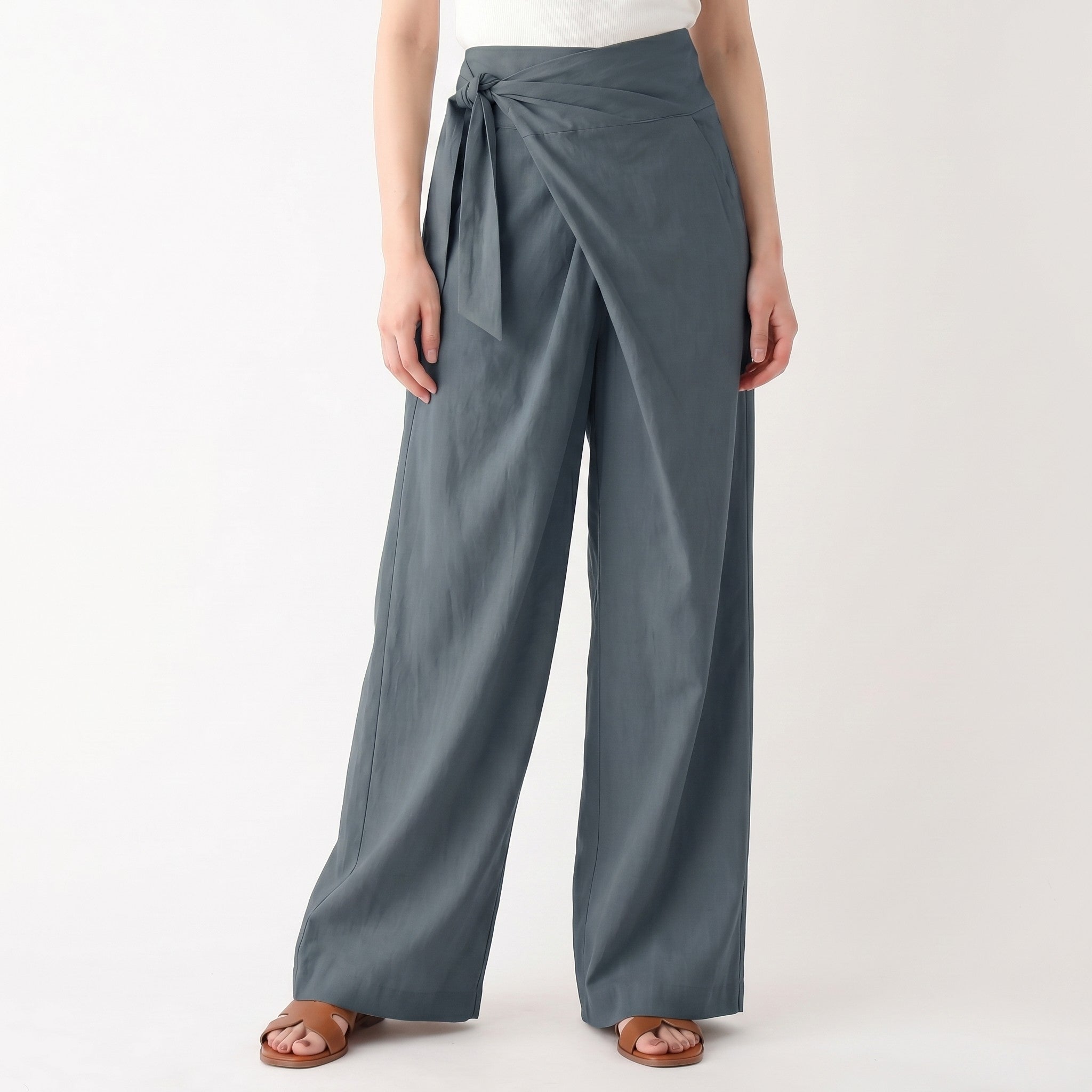 Jane wide leg palazzo pants - Blue