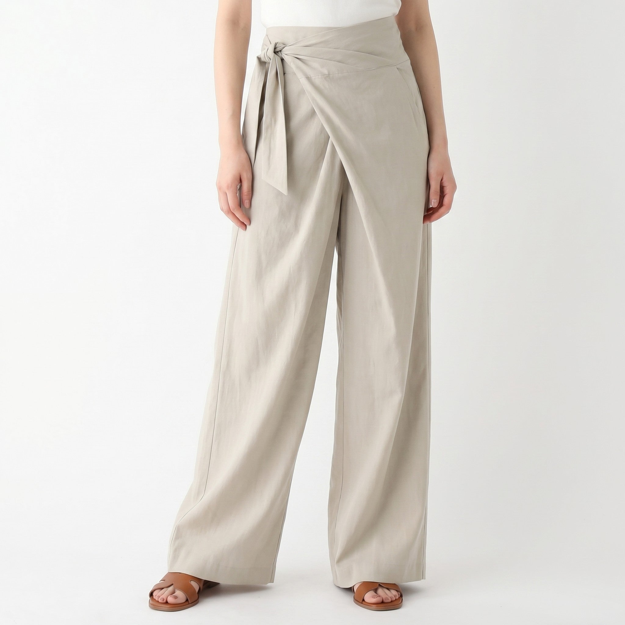 Jane wide leg palazzo pants - White