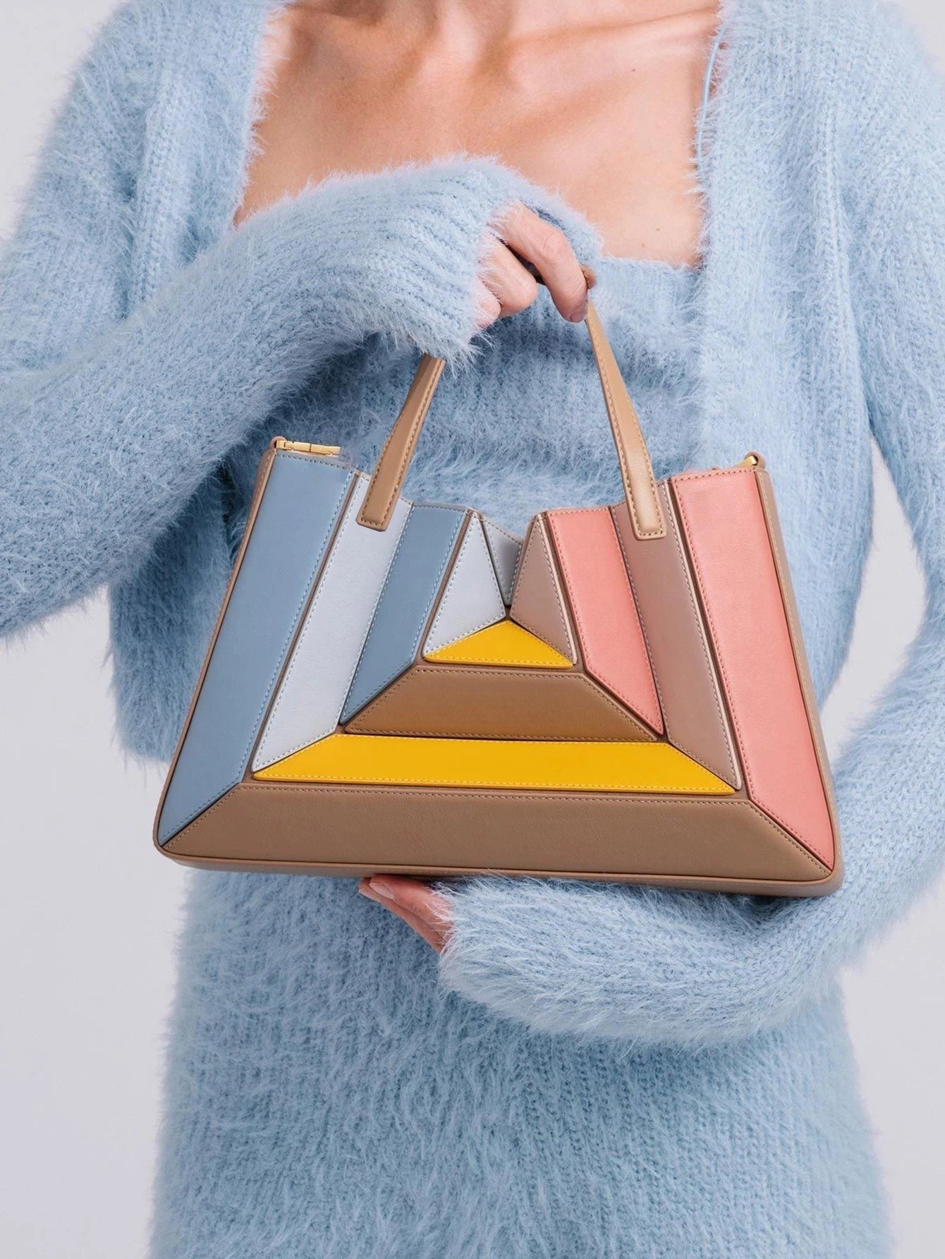 Opal Top Handle Handbag - Yellow